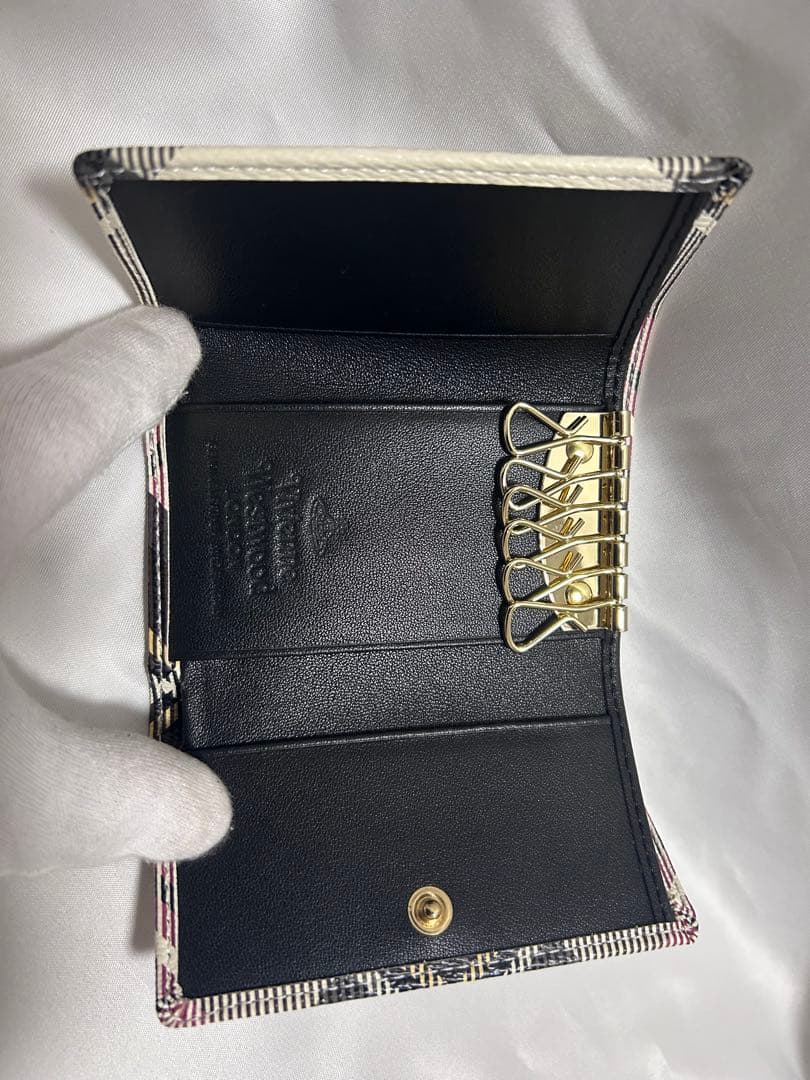 Vivienne Westwood チェック柄キーケース