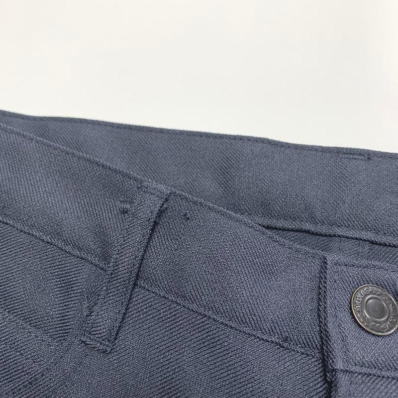 MR.OLIVE レトロポリエステル ダブル ジャケット スタプレパンツ 上下