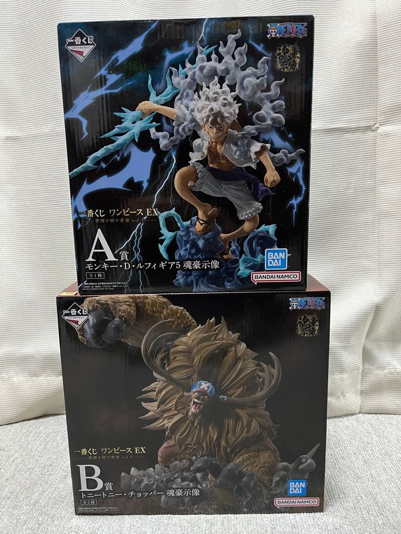 一番くじ ワンピース EX 悪魔を宿す者達 A賞 ルフィB賞 チョッパー おまけ