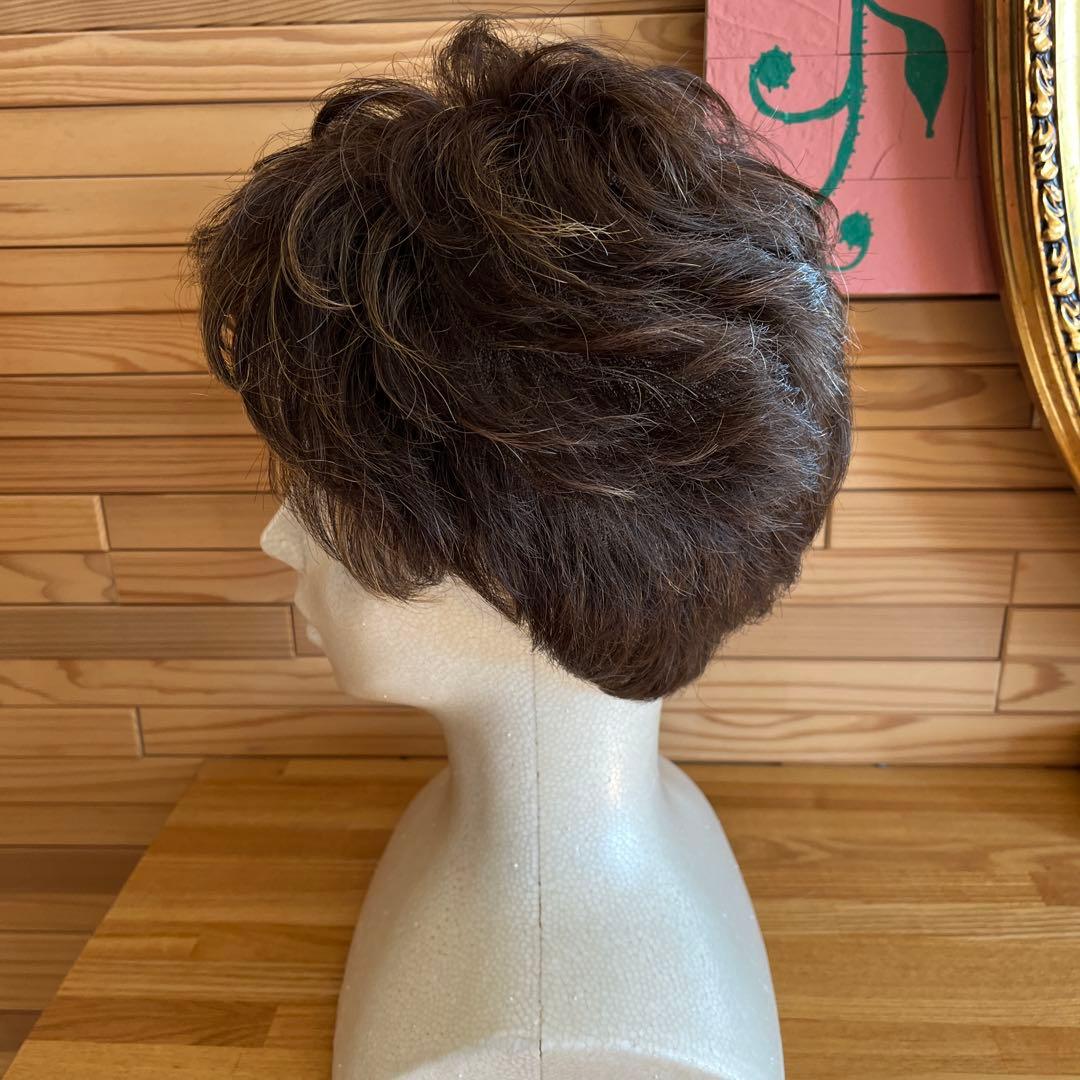 ダークブラウン ショートボブ ウィッグ