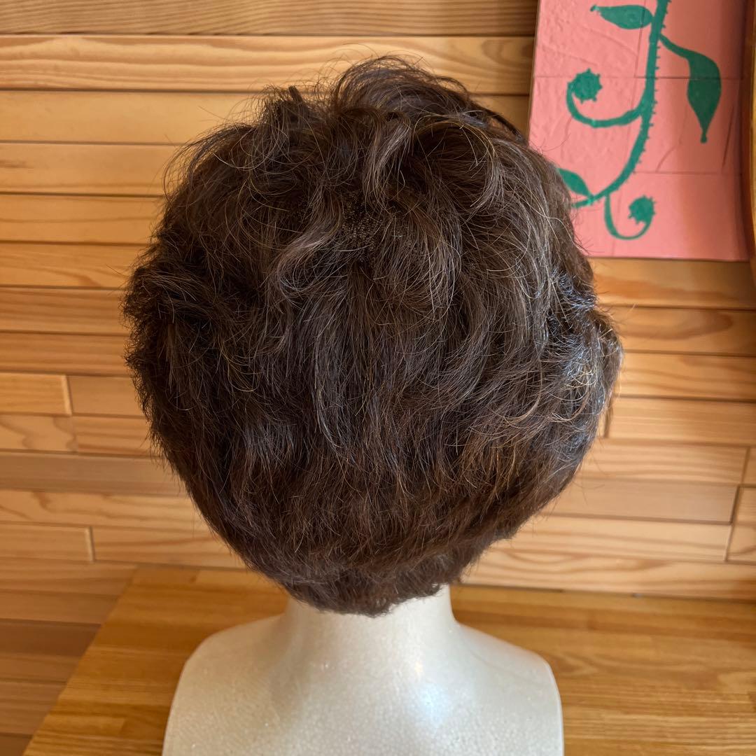 ダークブラウン ショートボブ ウィッグ