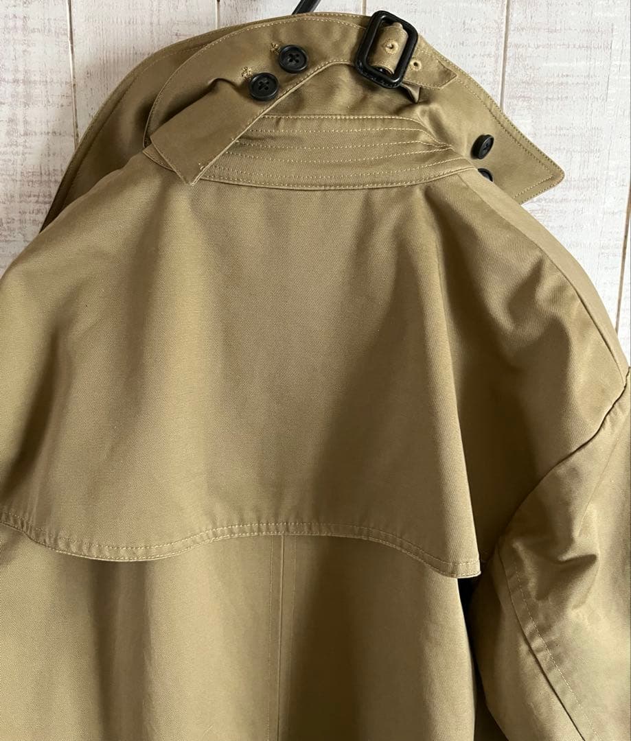 美品　アーバンリサーチ　 ダブルブレスト トレンチコート　ロングコート　コットン