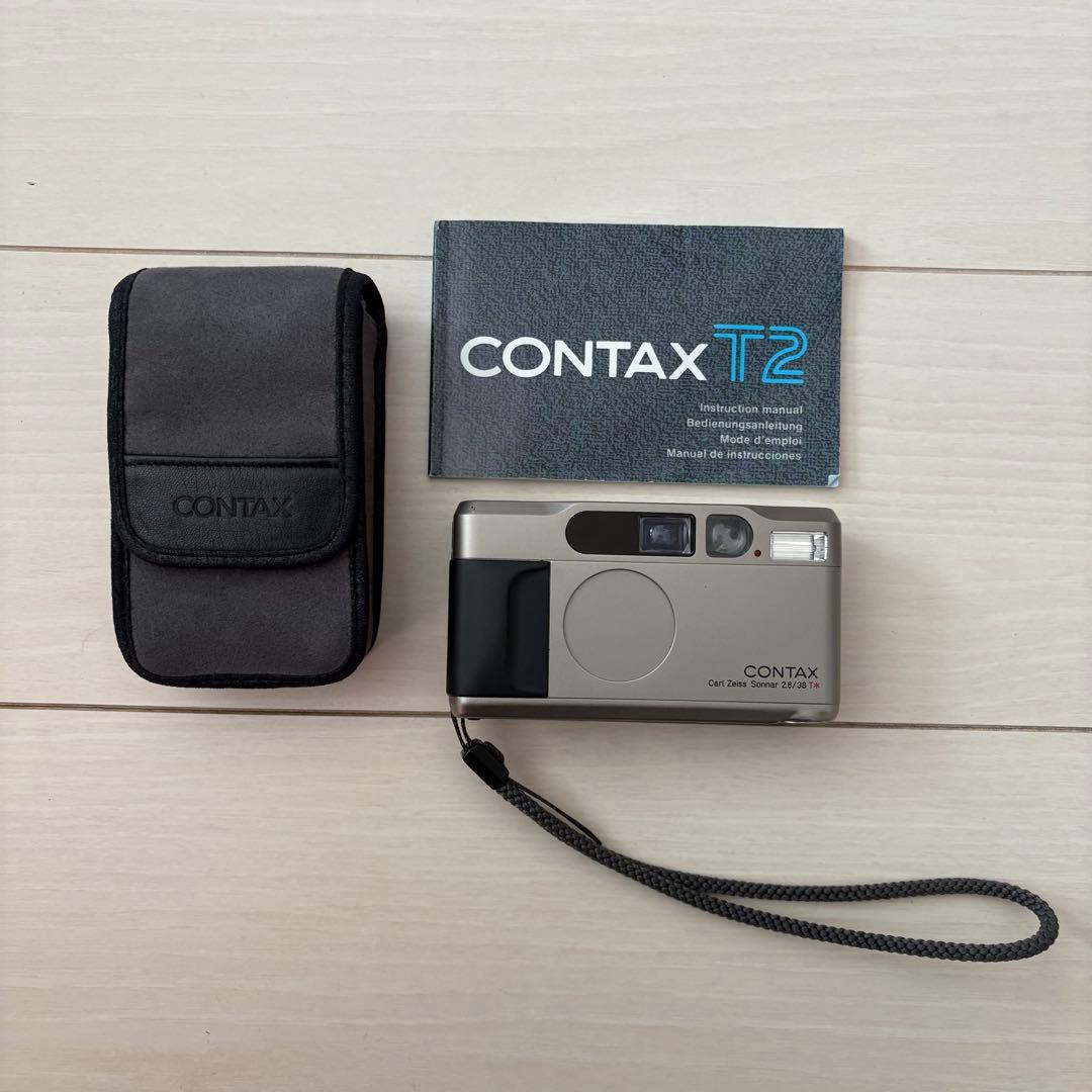 CONTAX T2 DATABACK チタンシルバー　コンタックス　作例あり
