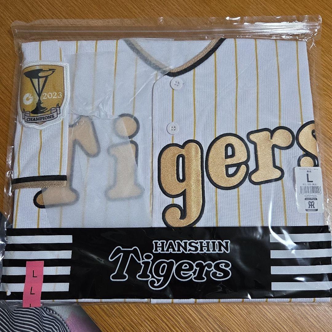 チャンピオンレプリカユニフォーム Lサイズ　阪神タイガース