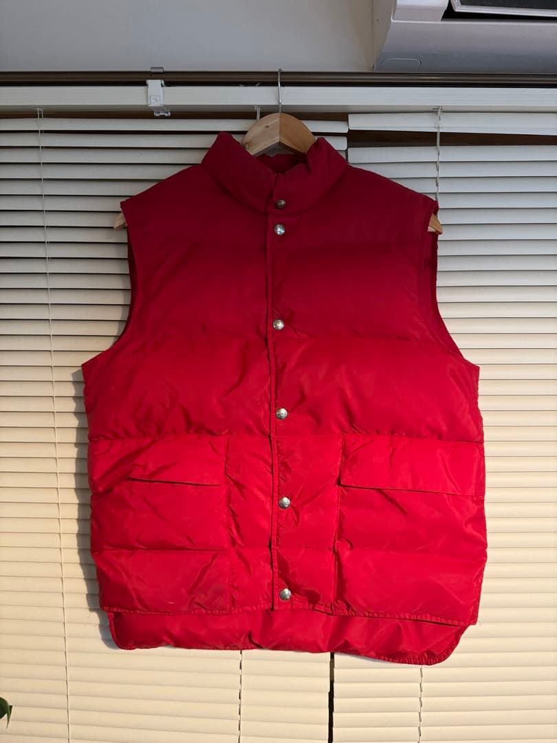 L.L.Bean レッド ダウンベスト
