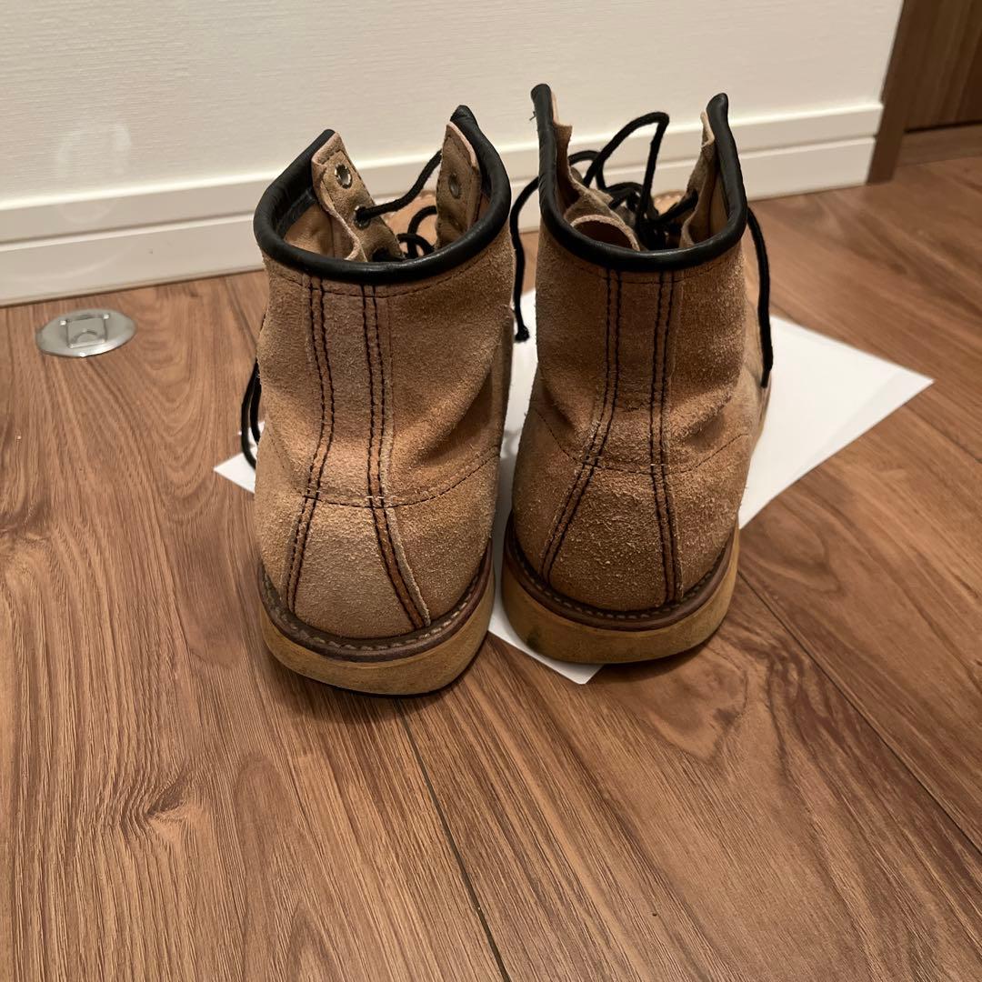 レッドウィング セッター　四角犬タグ 90年代 スウェード ベージュ