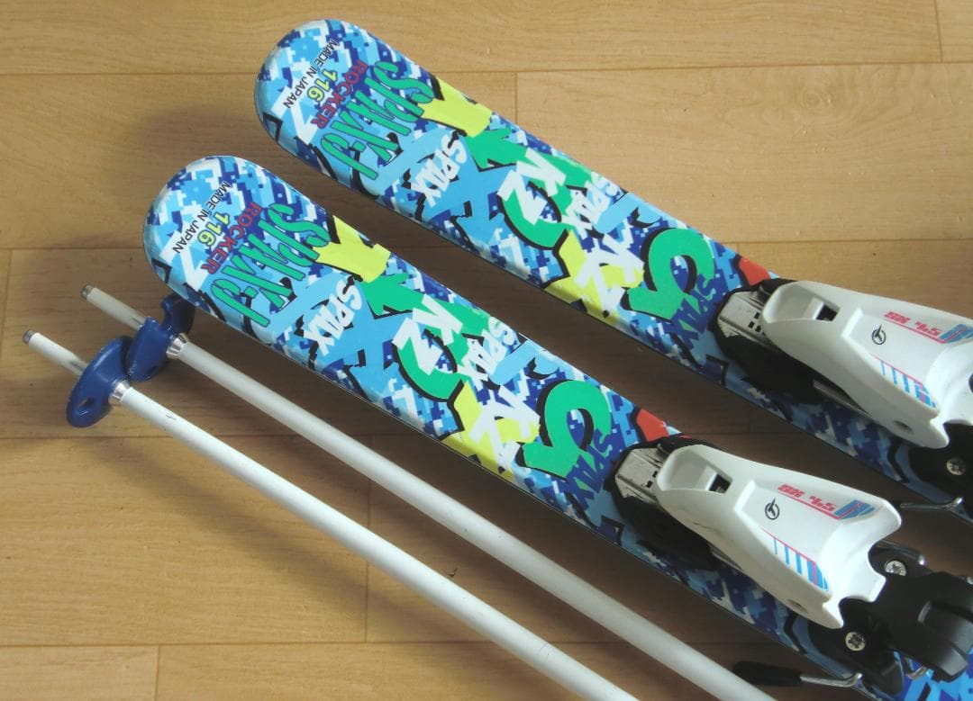 ■■送料無料■KAZAMA＋Hart■子供用スキーセット■116/22■WAX■