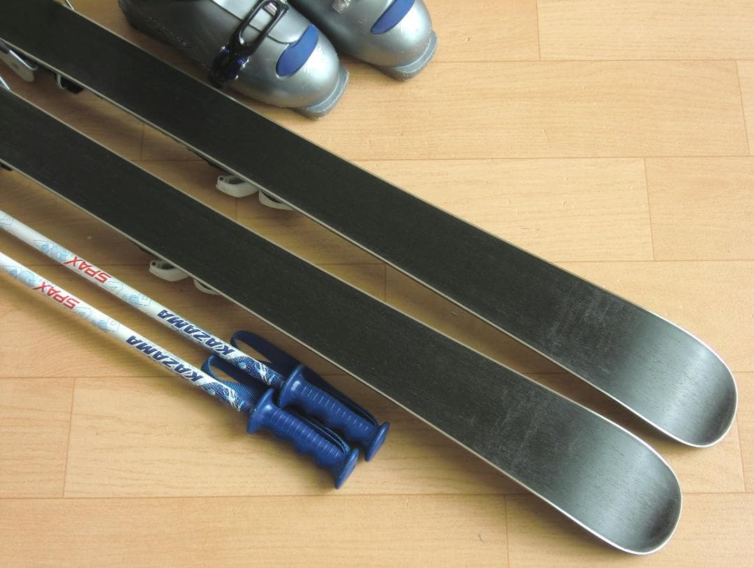 ■■送料無料■KAZAMA＋Hart■子供用スキーセット■116/22■WAX■