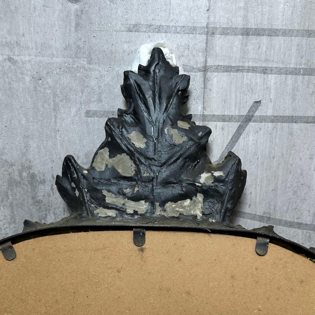 ♦︎♢優美なる装飾美♢♦︎ バロック様式 アンティーク ウォールミラー アイアン製