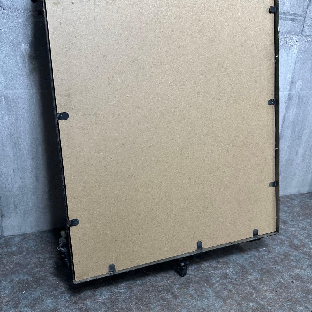 ♦︎♢優美なる装飾美♢♦︎ バロック様式 アンティーク ウォールミラー アイアン製