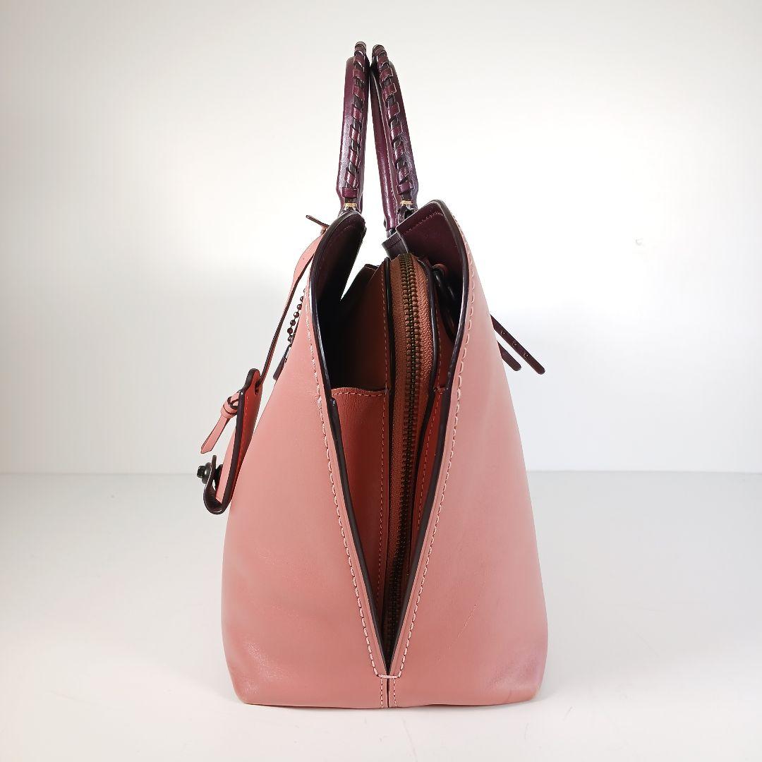 ✨美品✨コーチ ダコタ サッチェル ウィズ ウィップステッチハンドル 2way