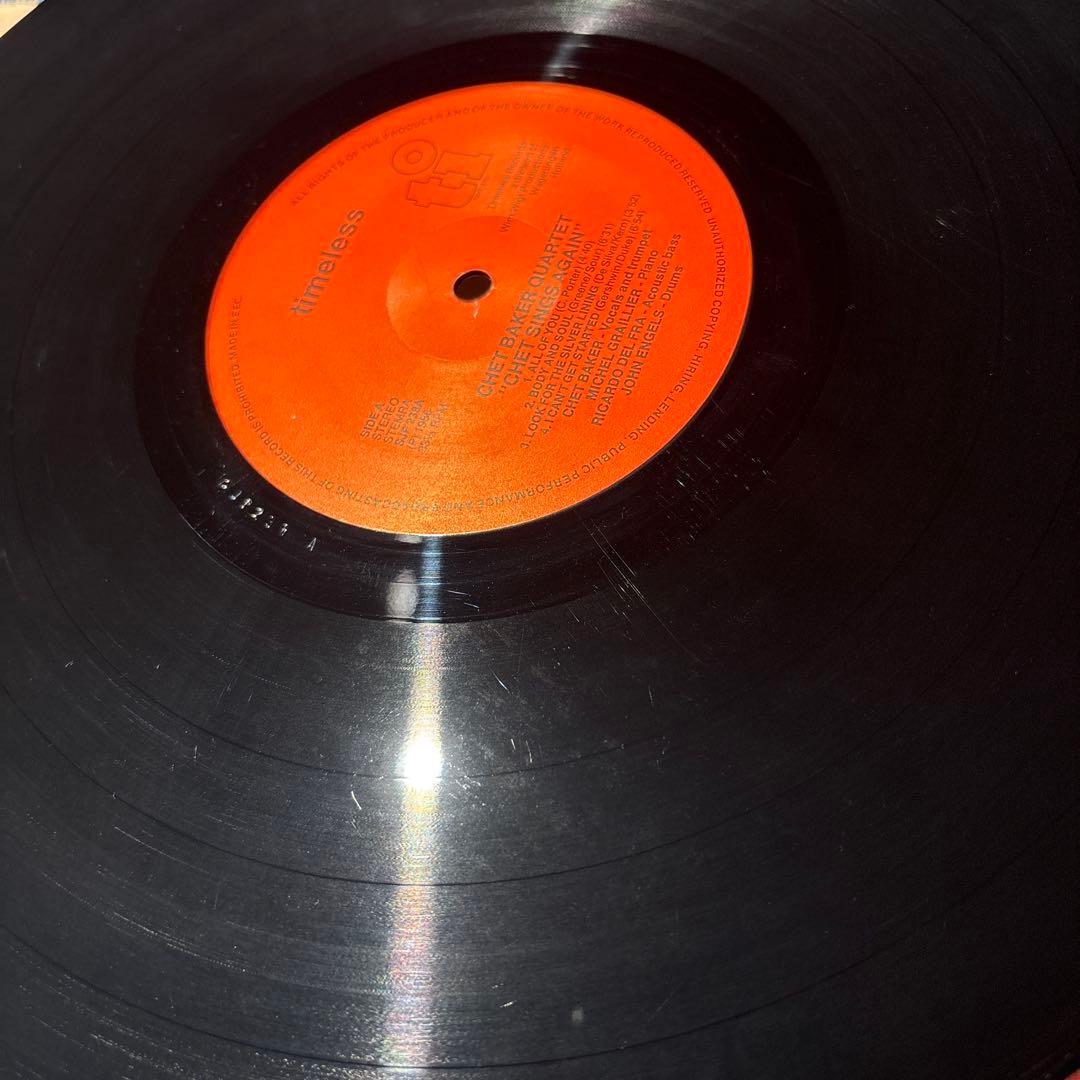 [レコード] Chet Baker Sings Again LP