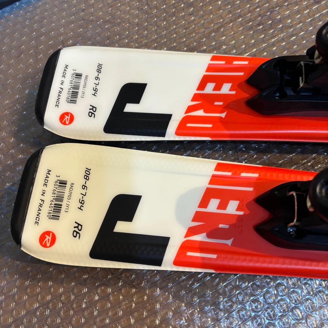 未使用　ほぼ新品　ロシニョール Rossignolジュニア用スキー板　100cm