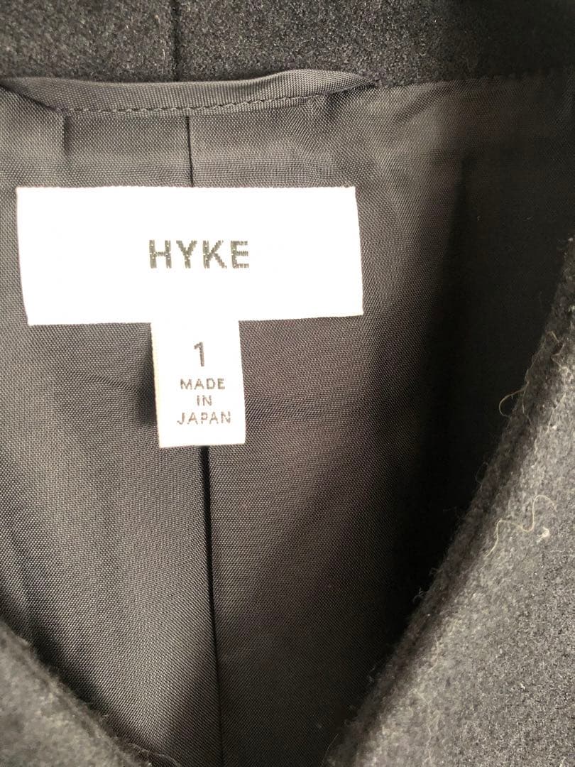 HYKE ブラックコート サイズ1