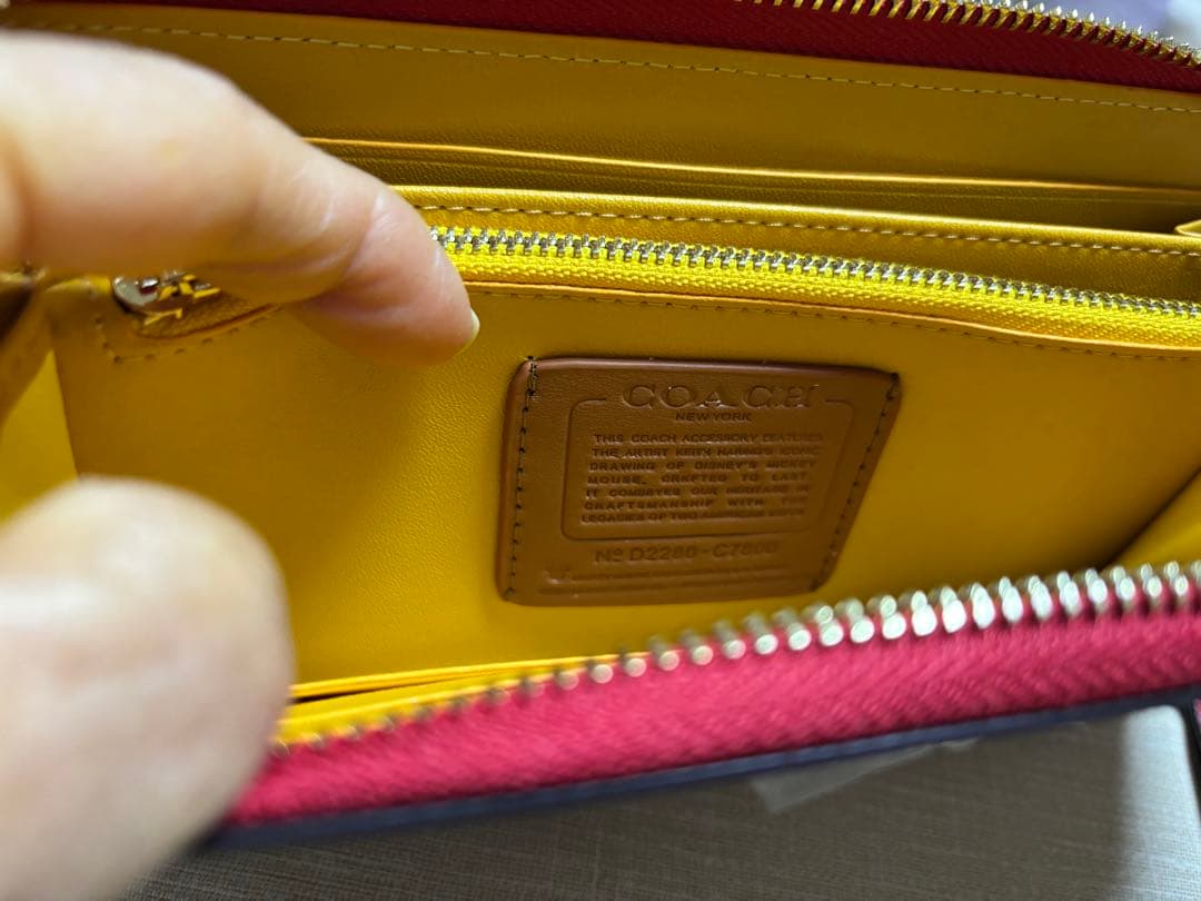 ♡限定品コーチ/COACHの長財布　新品・未使用　ミッキーマウスコラボ♡