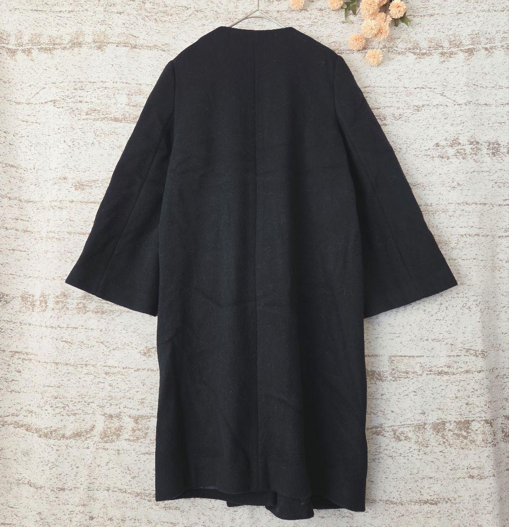 しろ様◆UNITED ARROWS TOKYO ノーカラーコート 日本製【 L】