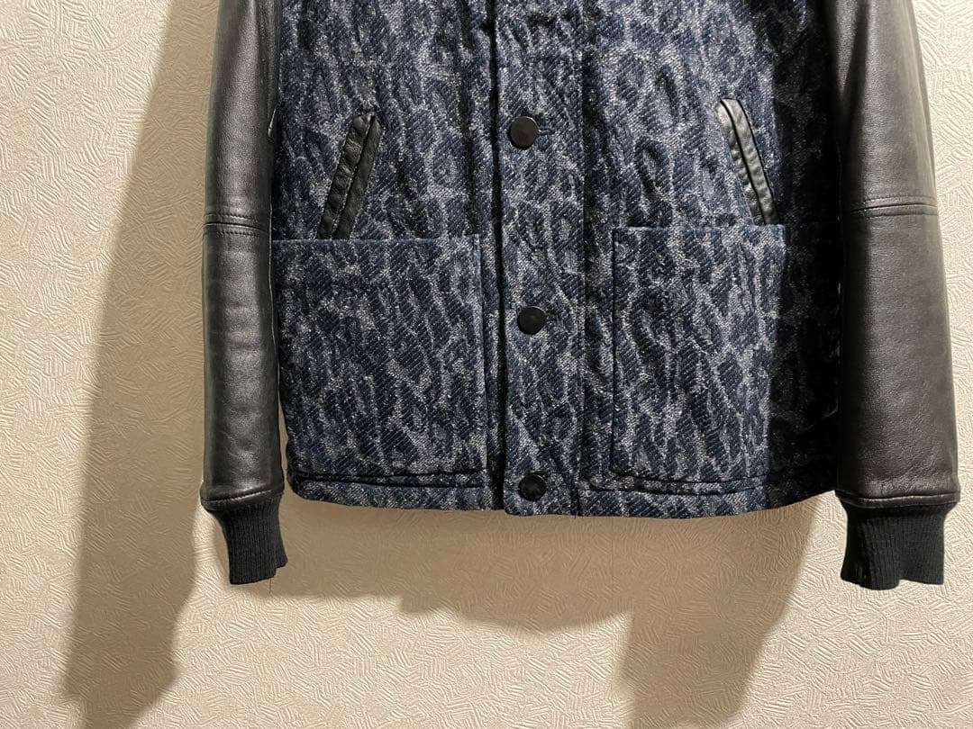 Paul Smith RED EAR レオパード デニム × レザー スタジャン