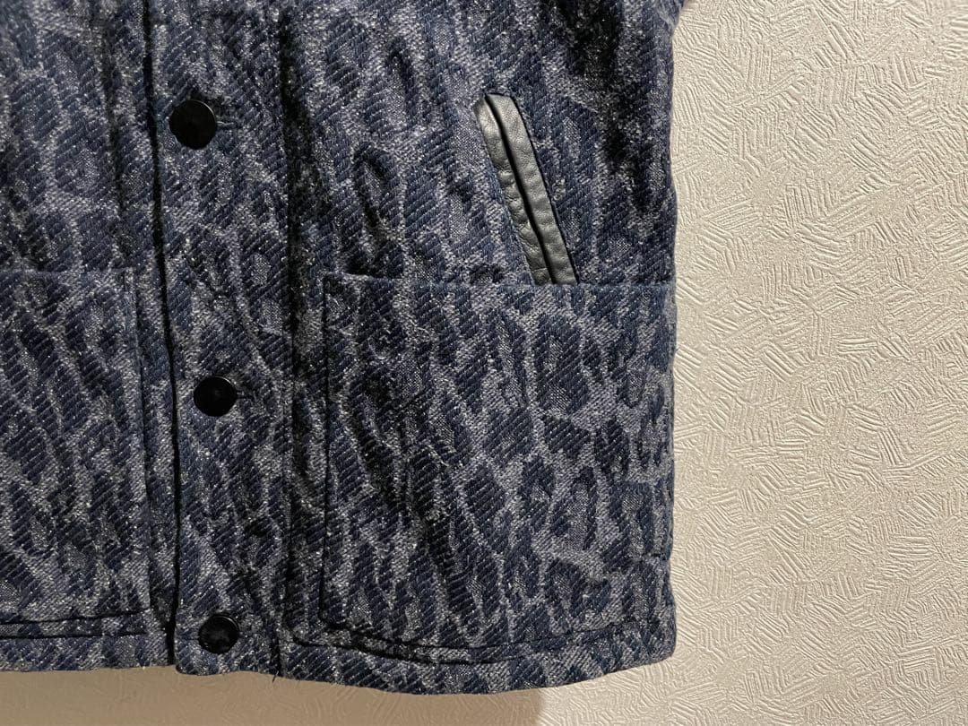 Paul Smith RED EAR レオパード デニム × レザー スタジャン