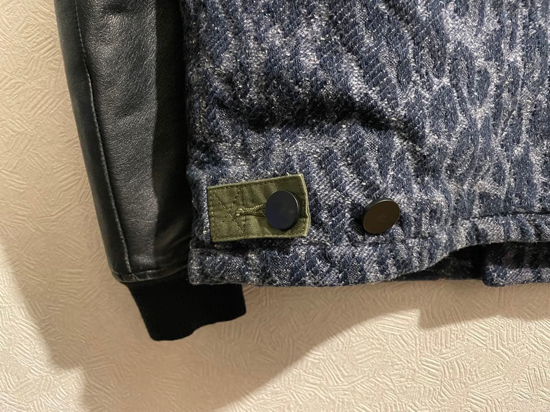 Paul Smith RED EAR レオパード デニム × レザー スタジャン