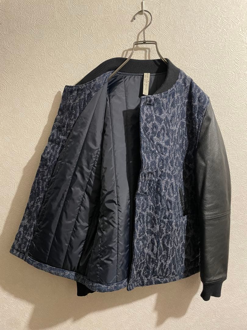 Paul Smith RED EAR レオパード デニム × レザー スタジャン