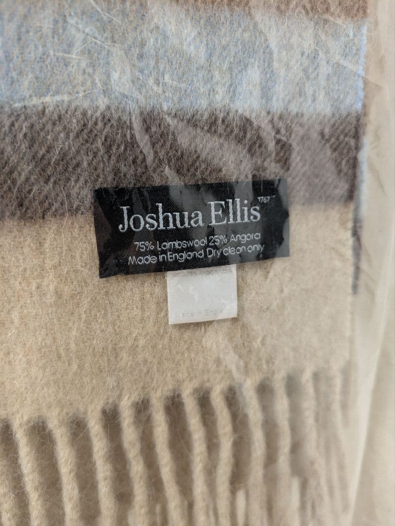 スピックアンドスパン別注Joshua Ellis （ジョシュアエリス）ストール