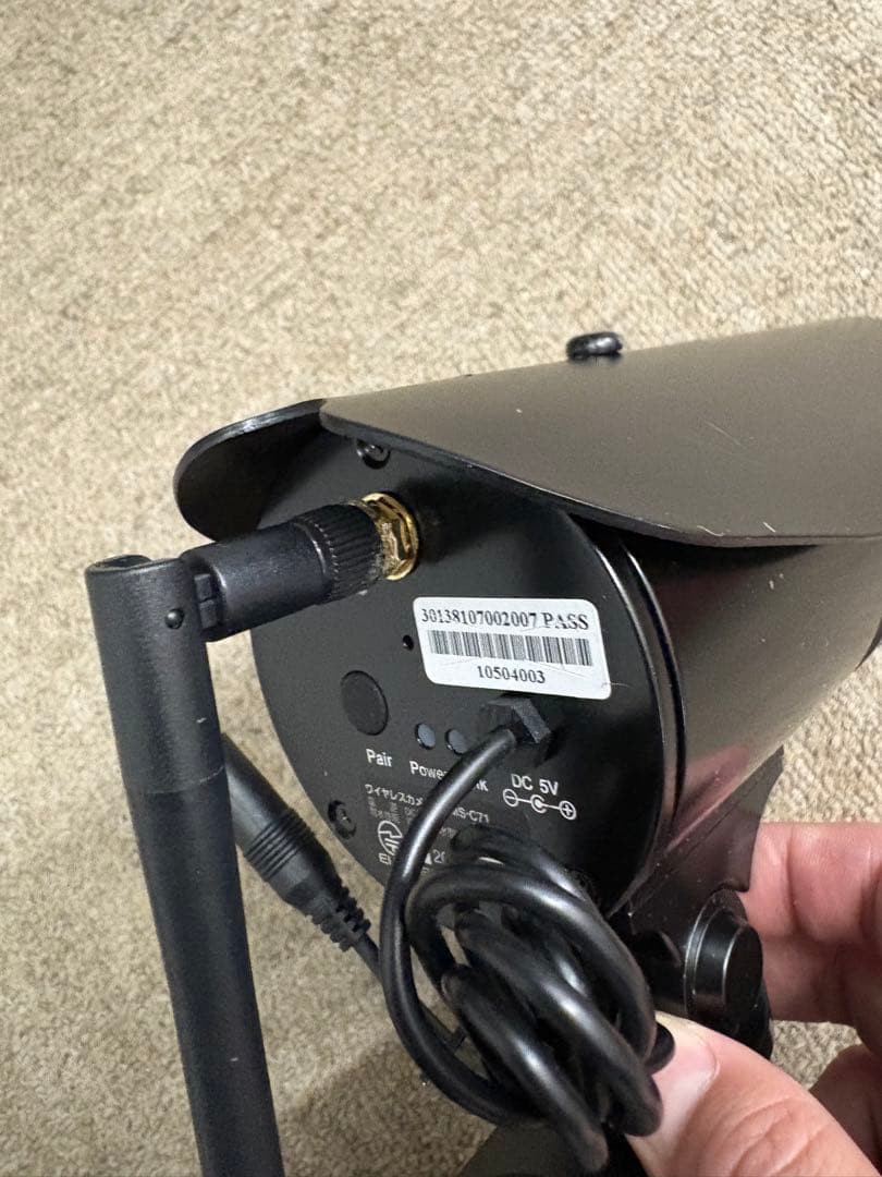 【美品】エルパ ELPA CMS-7110 防犯カメラ モニター 純正品