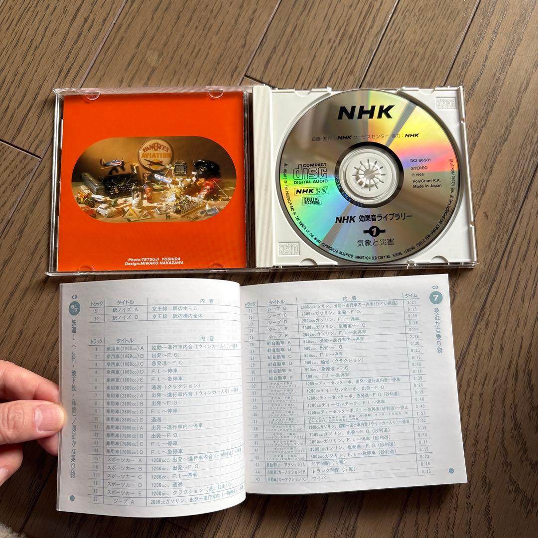 NHK効果音ライブラリー　12枚セット