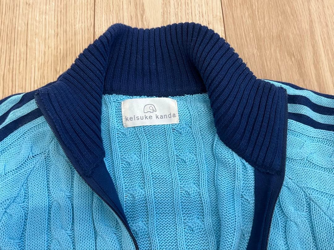 【keisuke kanda ケイスケカンダ】ケーブル編みニットジャージ