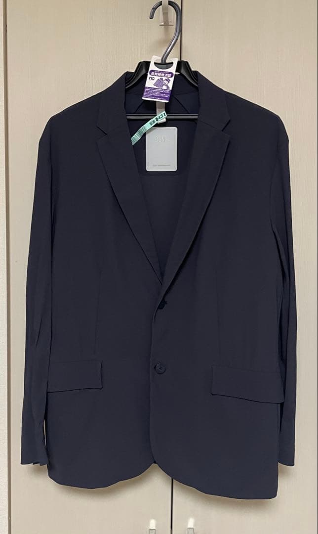 DUNO（デュノ）スーパーストレッチナイロンソリッドセットアップ 50 ネイビー