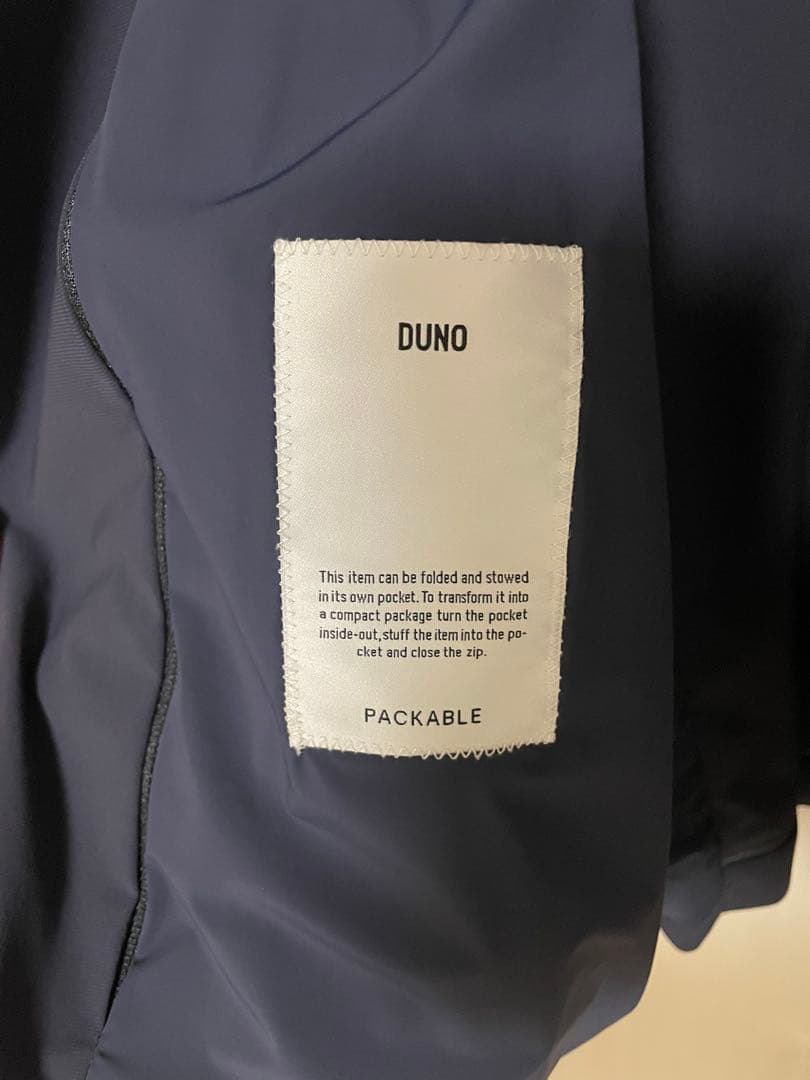 DUNO（デュノ）スーパーストレッチナイロンソリッドセットアップ 50 ネイビー