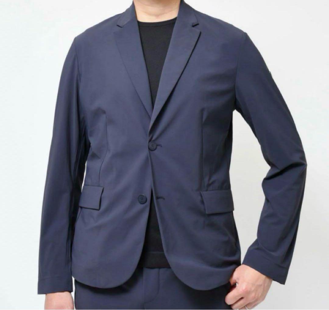 DUNO（デュノ）スーパーストレッチナイロンソリッドセットアップ 50 ネイビー