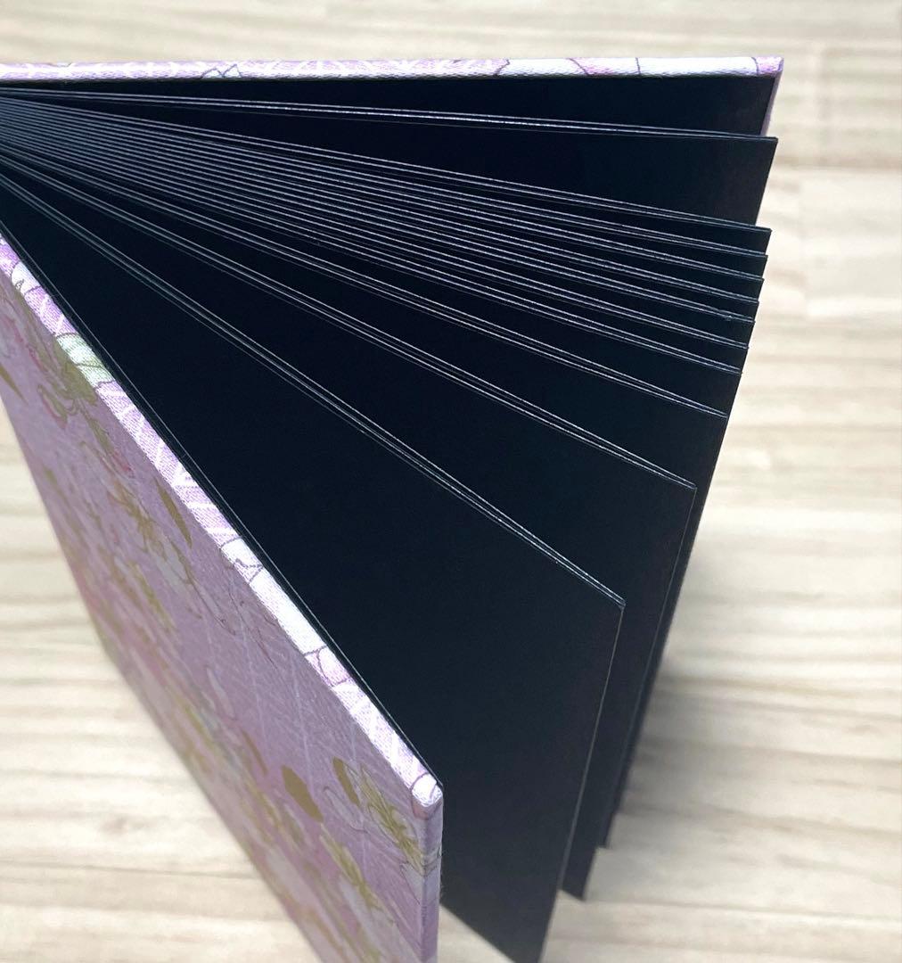 トモ　御朱印帳　見開き　黒和紙×3点