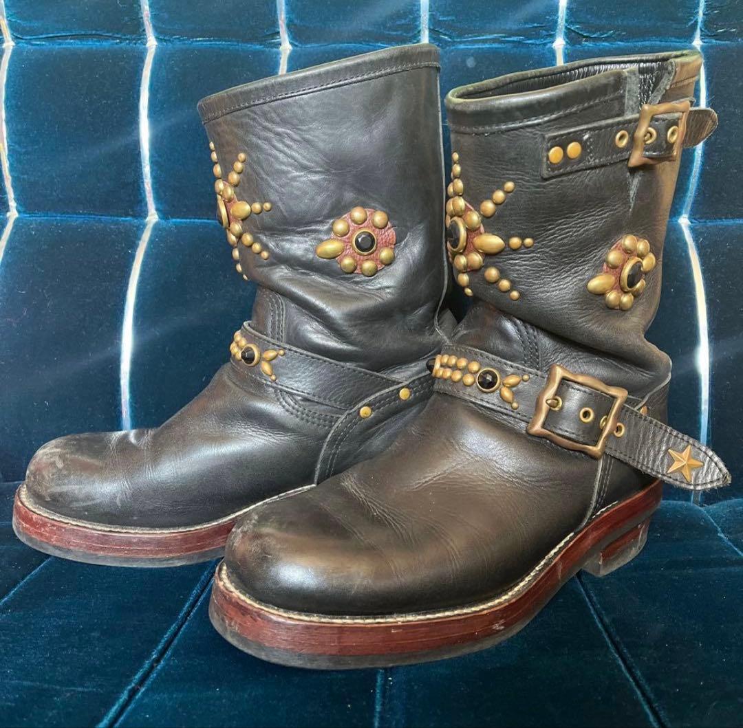 Calee スタッズ ブーツ キャリー エンジニアブーツ レア