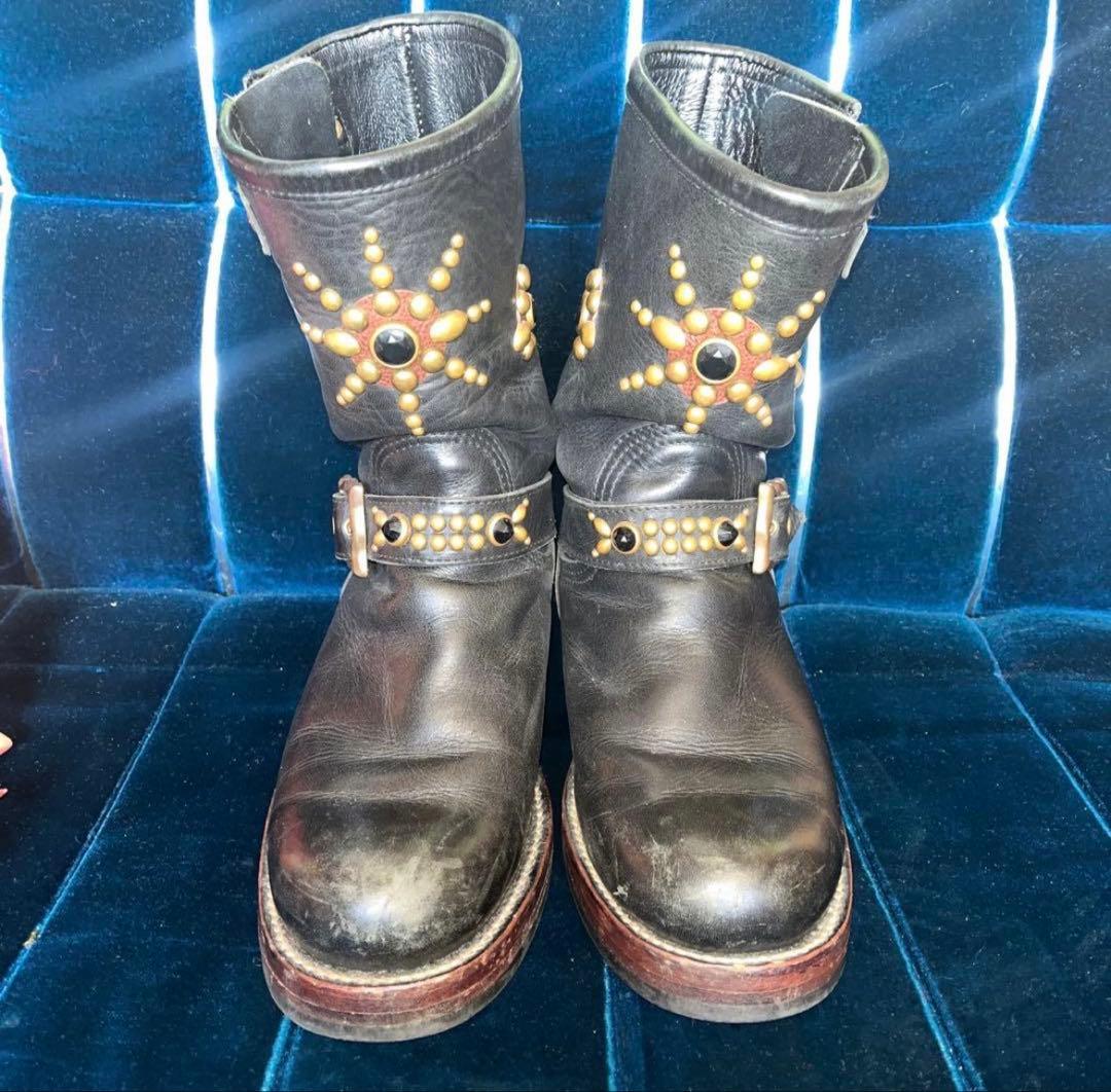 Calee スタッズ ブーツ キャリー エンジニアブーツ レア