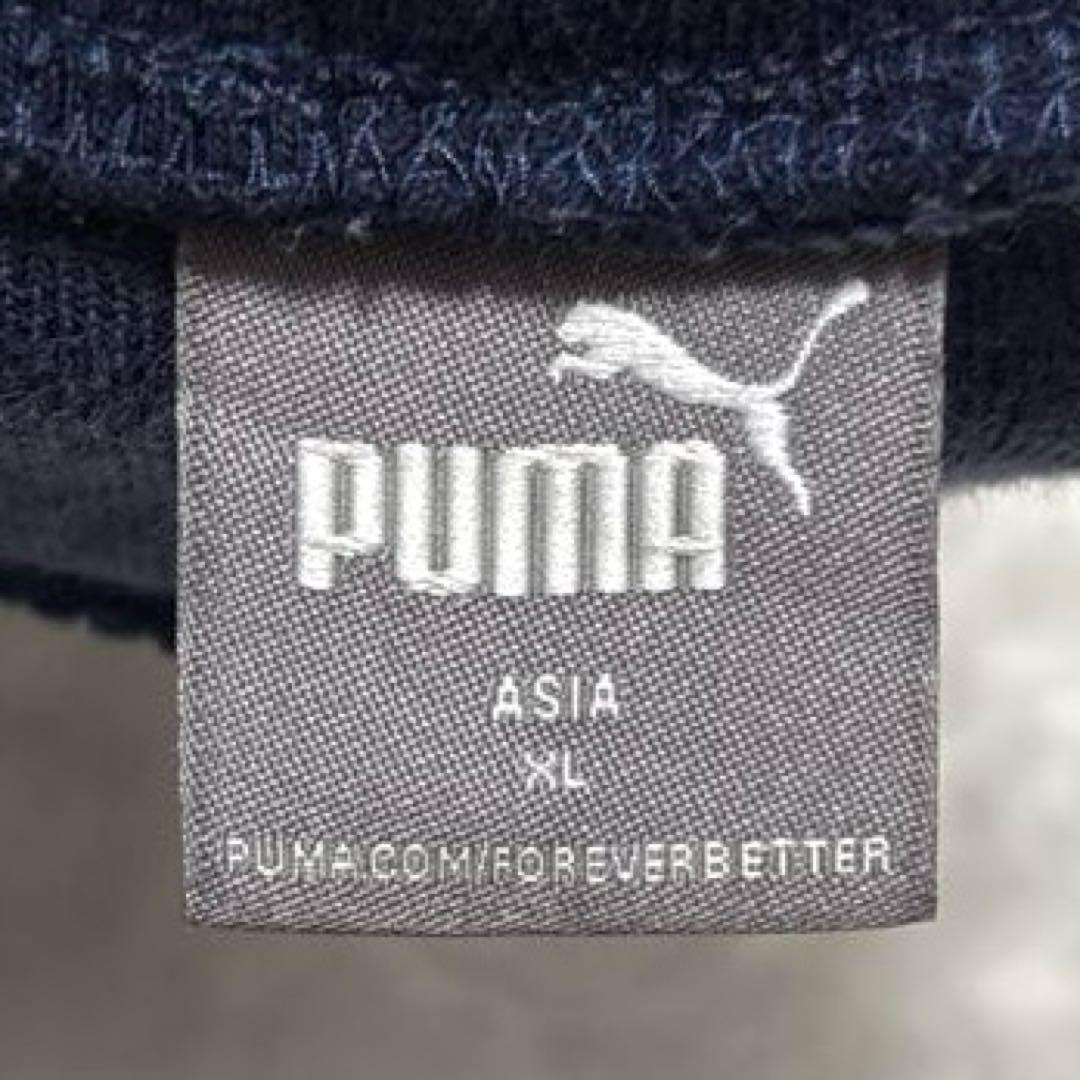 美品✨00s Y2K PUMA ベロア ジャージ 上下 セットアップ ネイビー