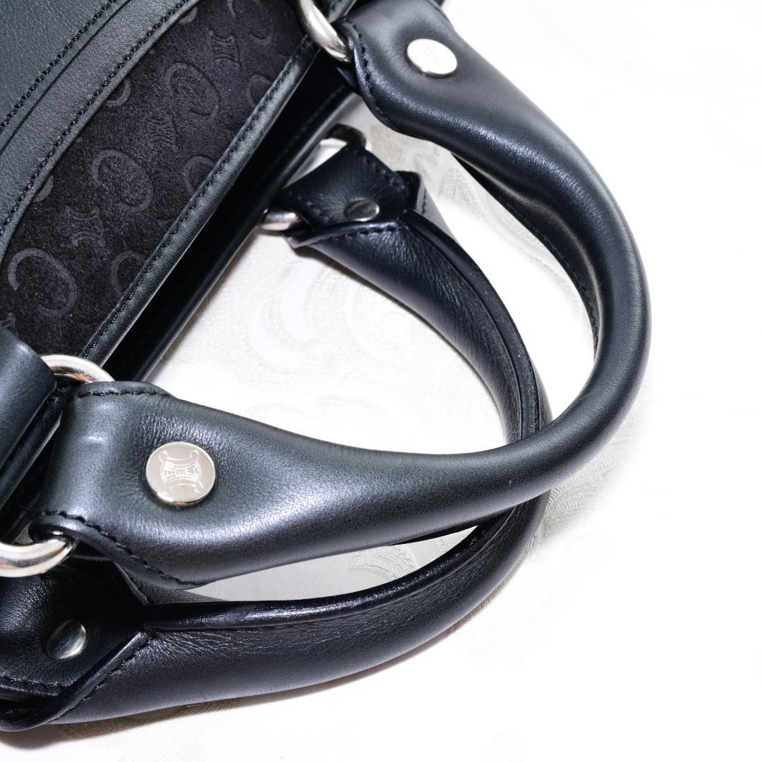 CELINE セリーヌ クラッチバッグ ブギーバッグCマカダム 黒 匿名配送