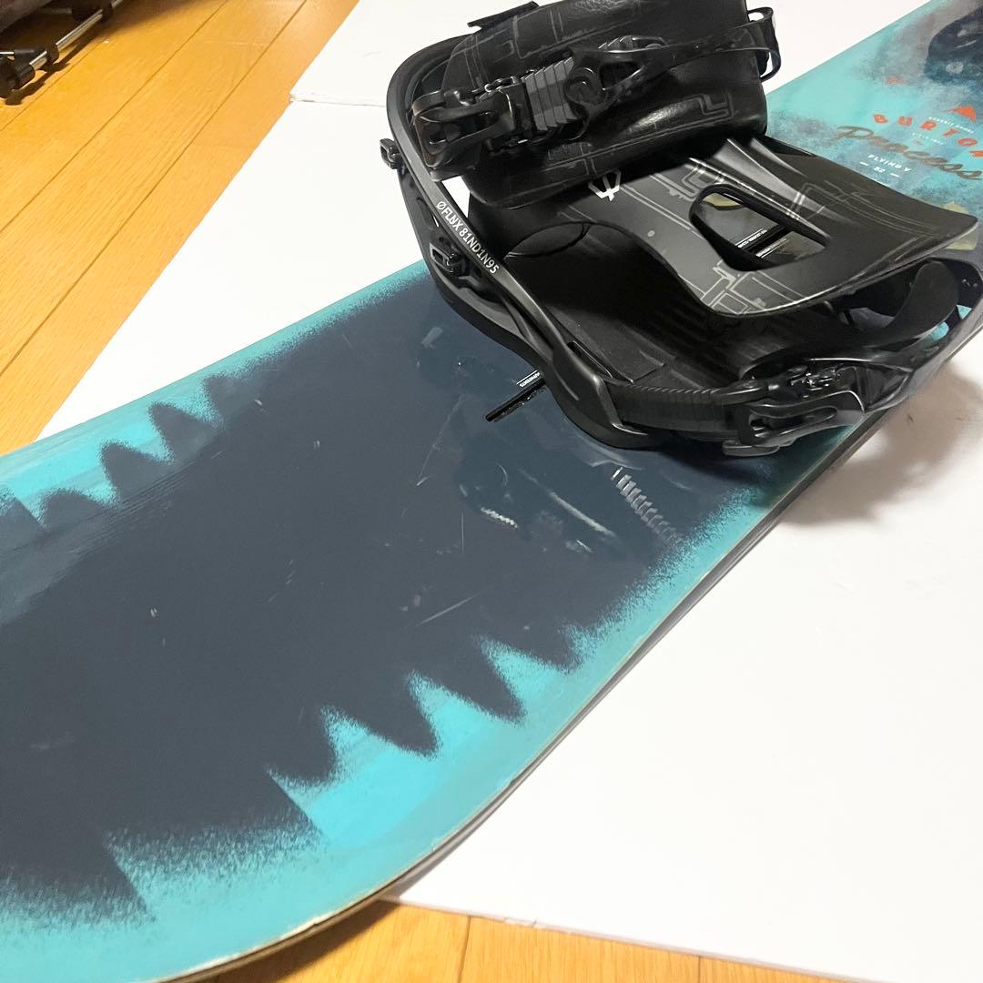 Burton スノーボード 152cm FLUX ビンディング L カバー