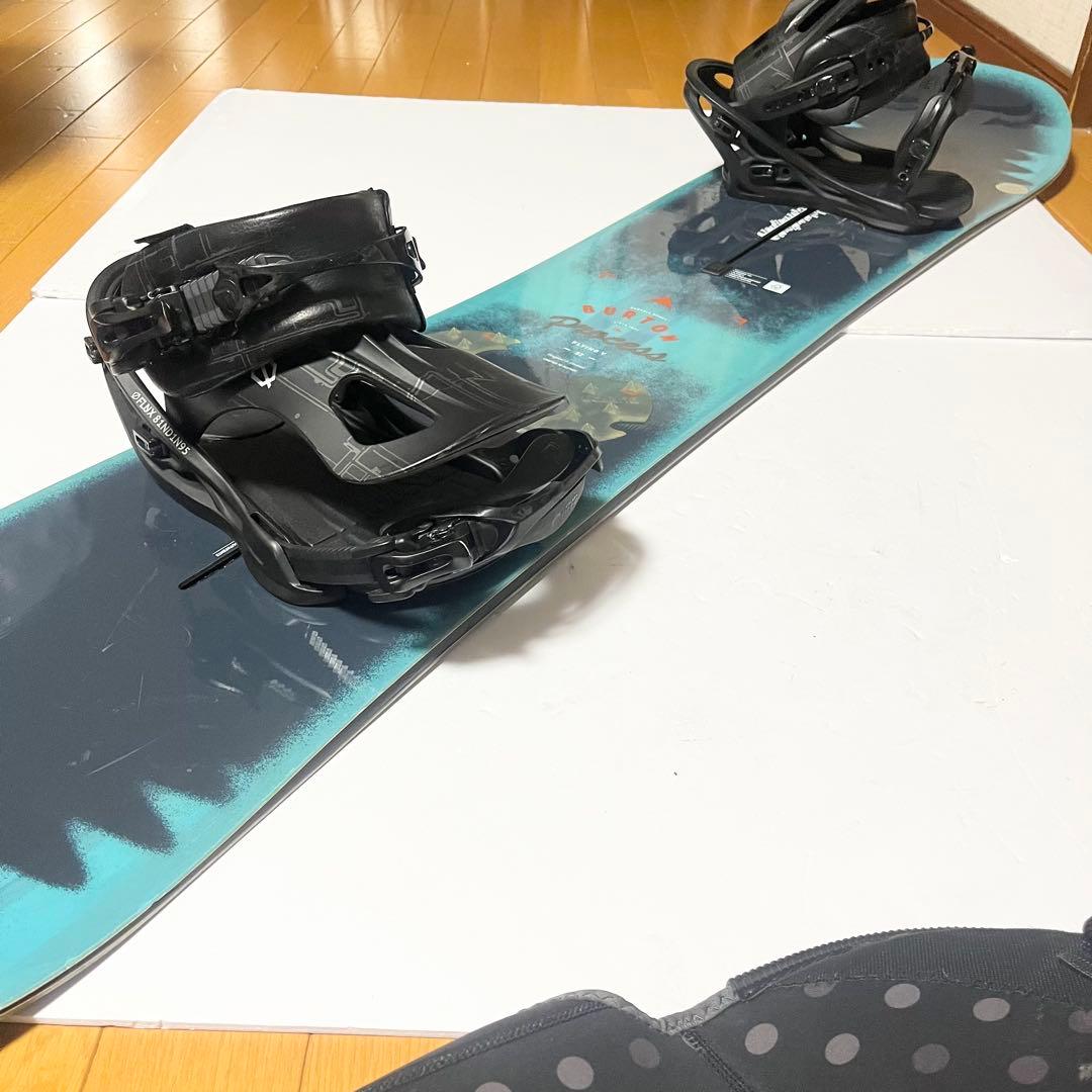 Burton スノーボード 152cm FLUX ビンディング L カバー
