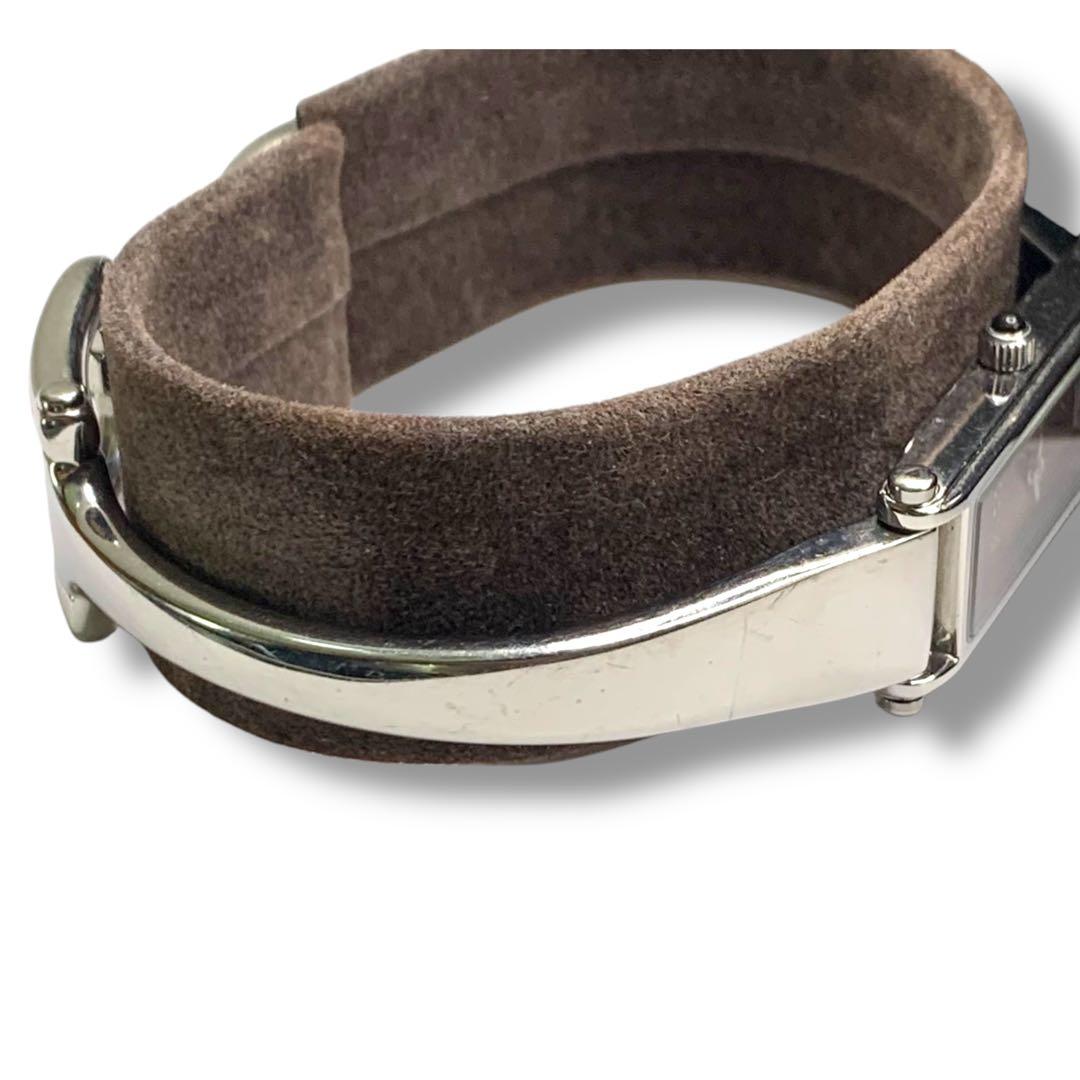 箱付き　GUCCI 1500L バングルウォッチ オレンジ文字盤　グッチ