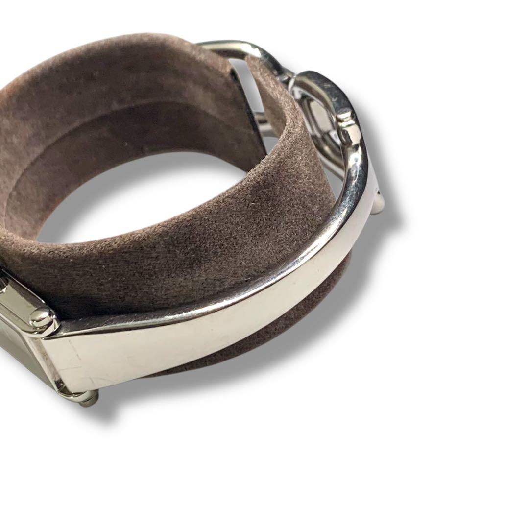 箱付き　GUCCI 1500L バングルウォッチ オレンジ文字盤　グッチ