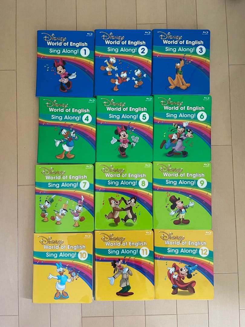 2020年購入DWE Sing Along ブルーレイDVD全12巻セット