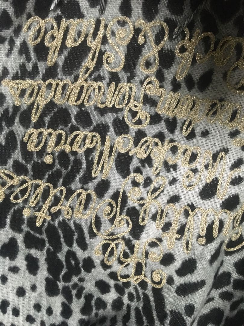 ◆wakomariaワコマリア　レオパード　ヒョウ柄　マフラー　ストール