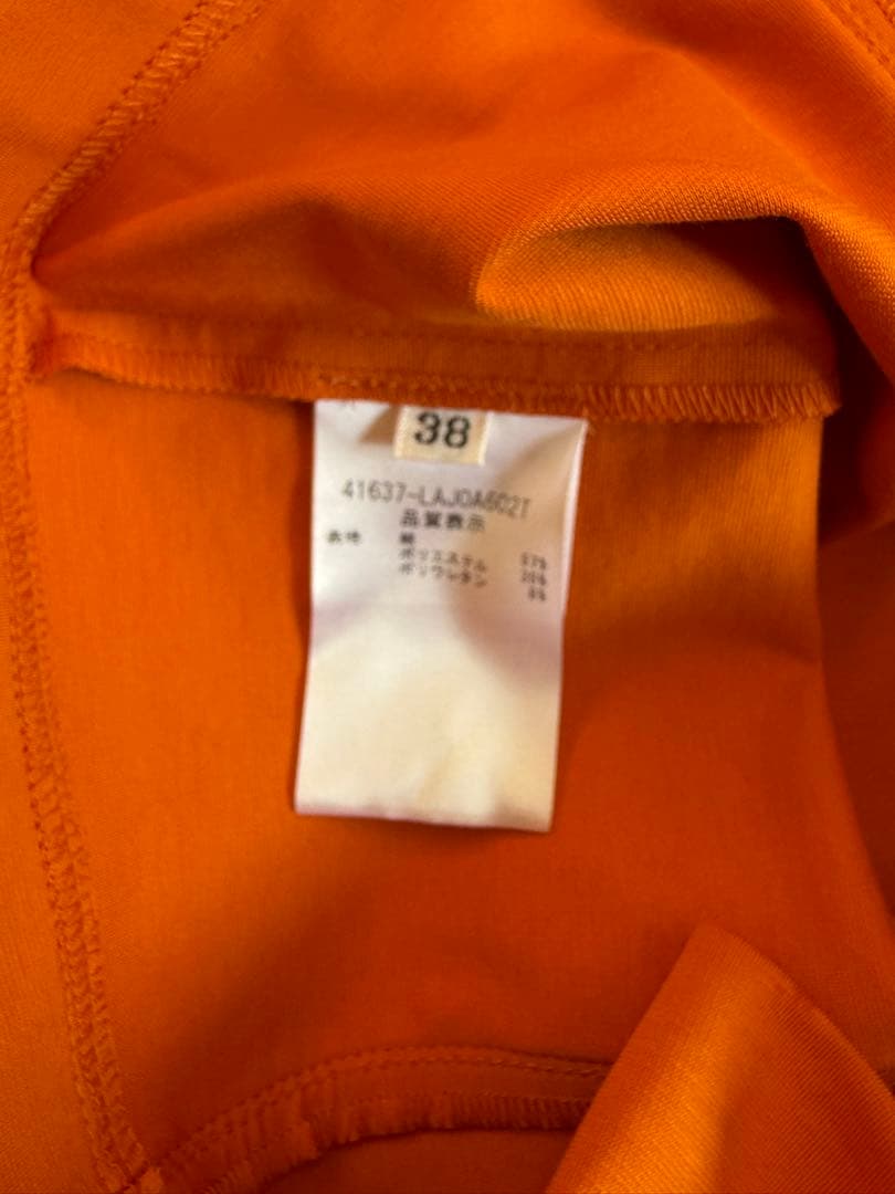 foxy フード付きオレンジパーカー サイズ38