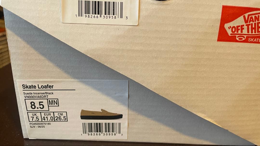 靴 Vans SKATE LOAFER SUEDE 26.5