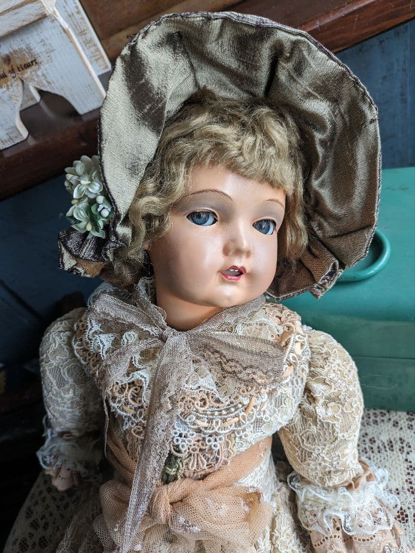 難ありレアカマー＆ラインハルトK&R ビスクドールプラスチックドールアンティーク