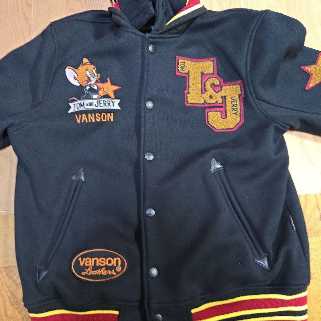 VANSON トムとジェリー スタジャン Lサイズ