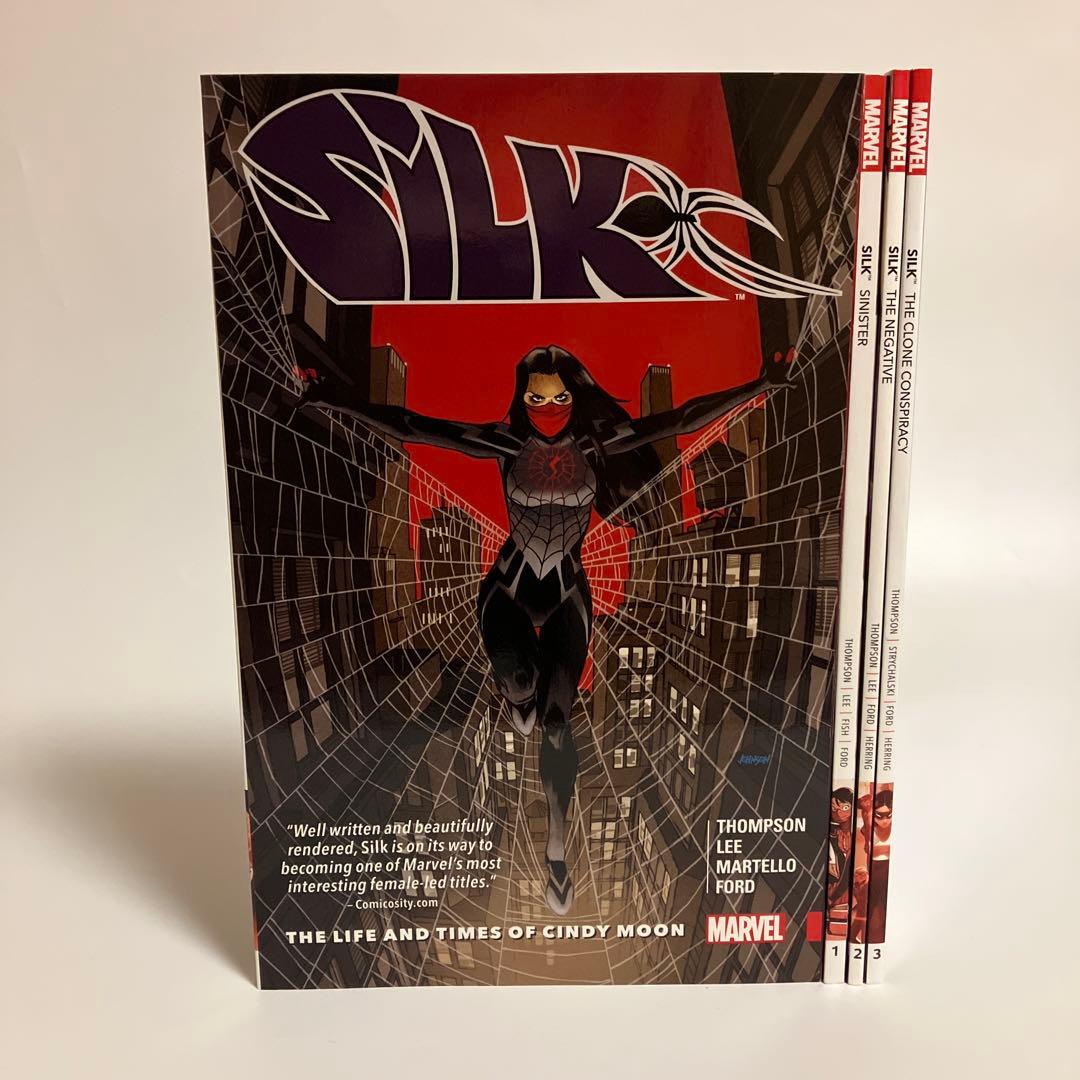アメコミ・英語　SILK シルク/ シンディ・ムーン　全3巻＋0巻　4冊セット