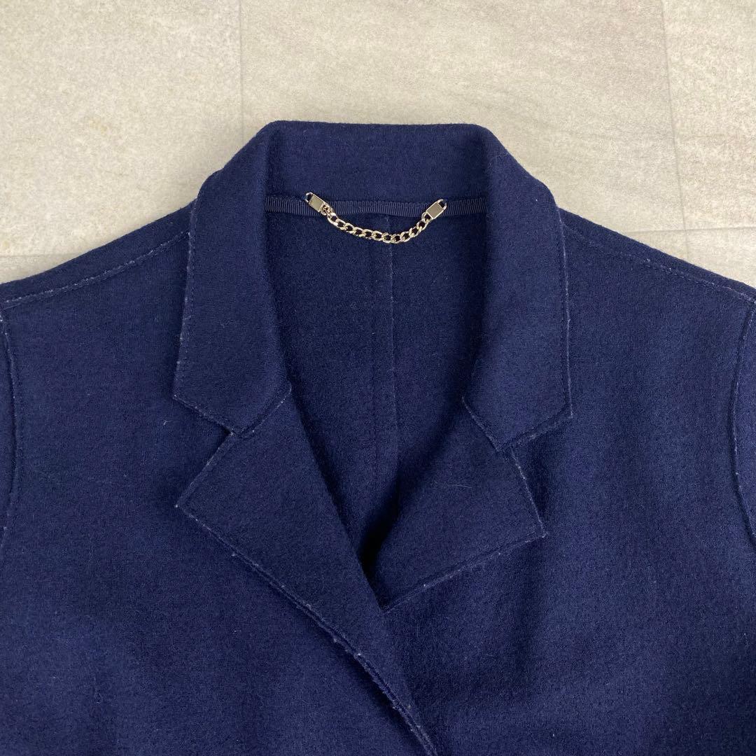 【大きいサイズ】MaxMara マックスマーラ ダブルフェイスコート チェスター