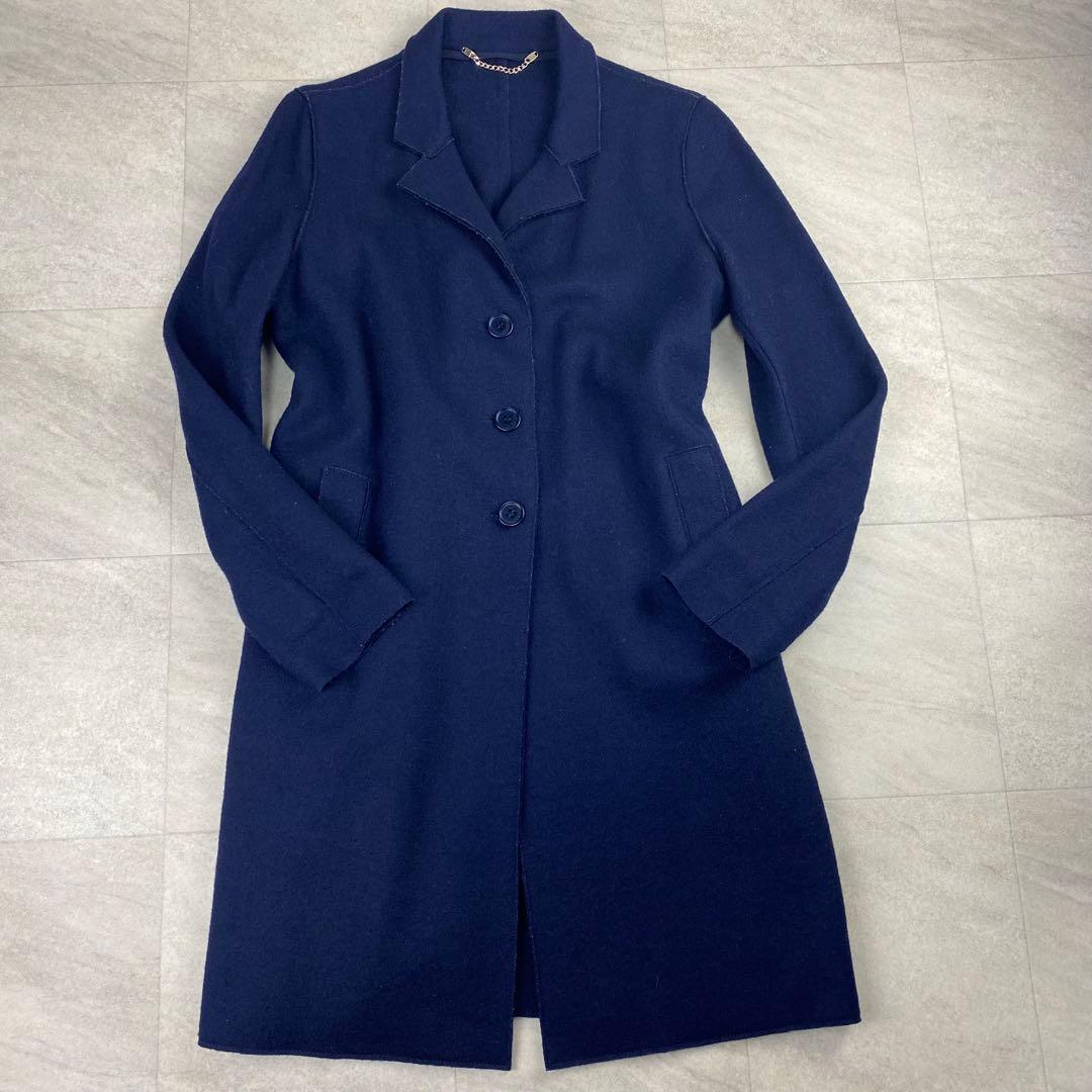 【大きいサイズ】MaxMara マックスマーラ ダブルフェイスコート チェスター