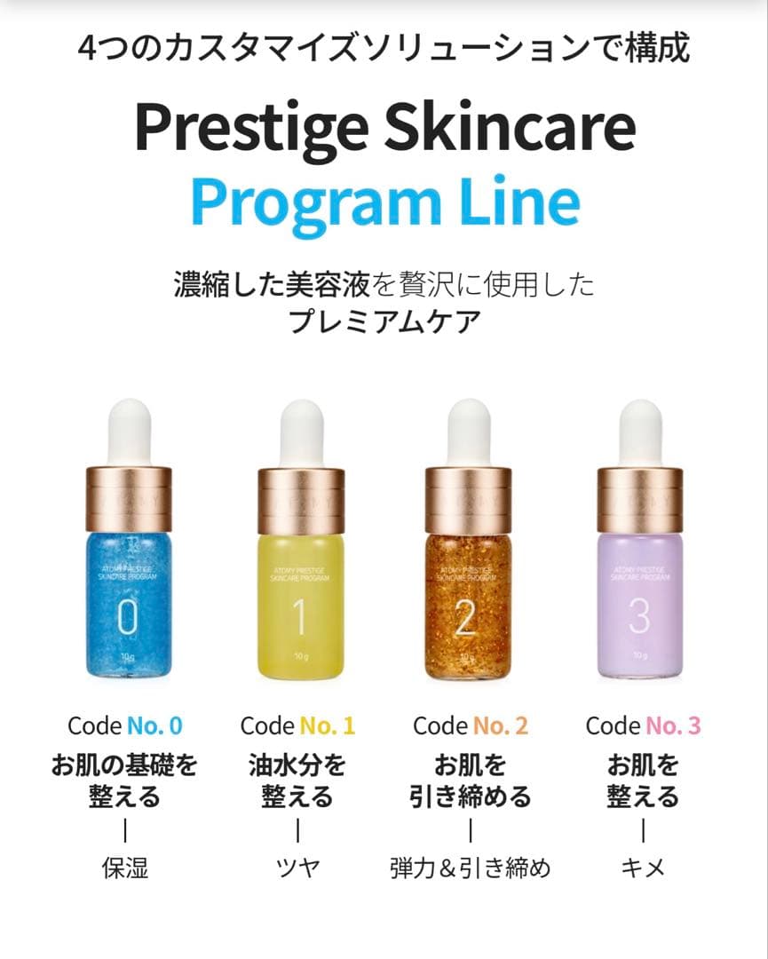 格安!!アトミ 「プレステージ スキンケア プログラム」2et(1箱5000円)